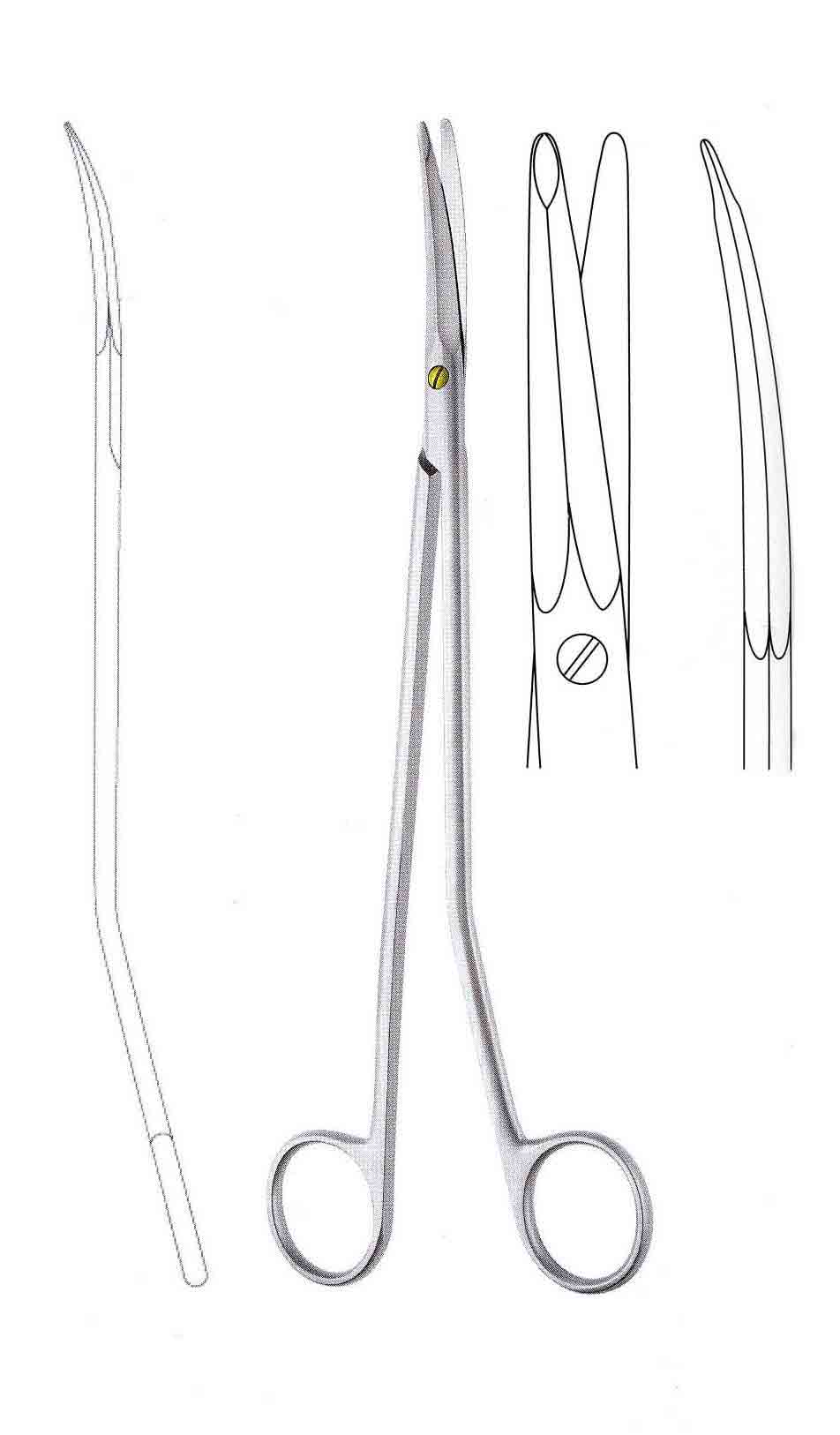 GORNEY-FREEMAN MAKAS SİYAH SAPLI 23CM EĞRİ